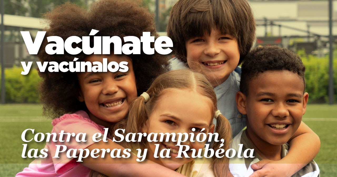 Vacuna triple viral en Medellín: sarampión, paperas, rubéola